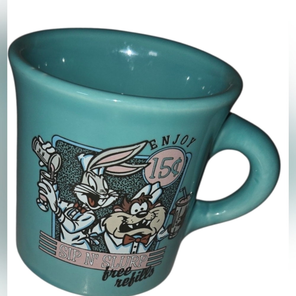 Warner Bros Blue Diner Mug with Sturdy Handle